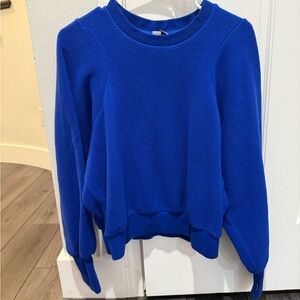 Sweaty Betty Royal Blue Fleece Top